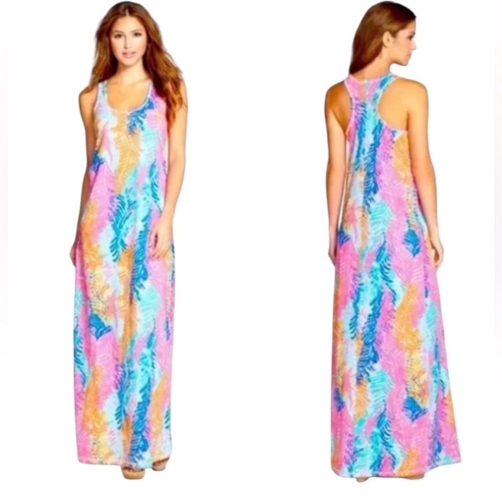 Lilly Pulitzer Betty Maxi Dress 
Electric Feel